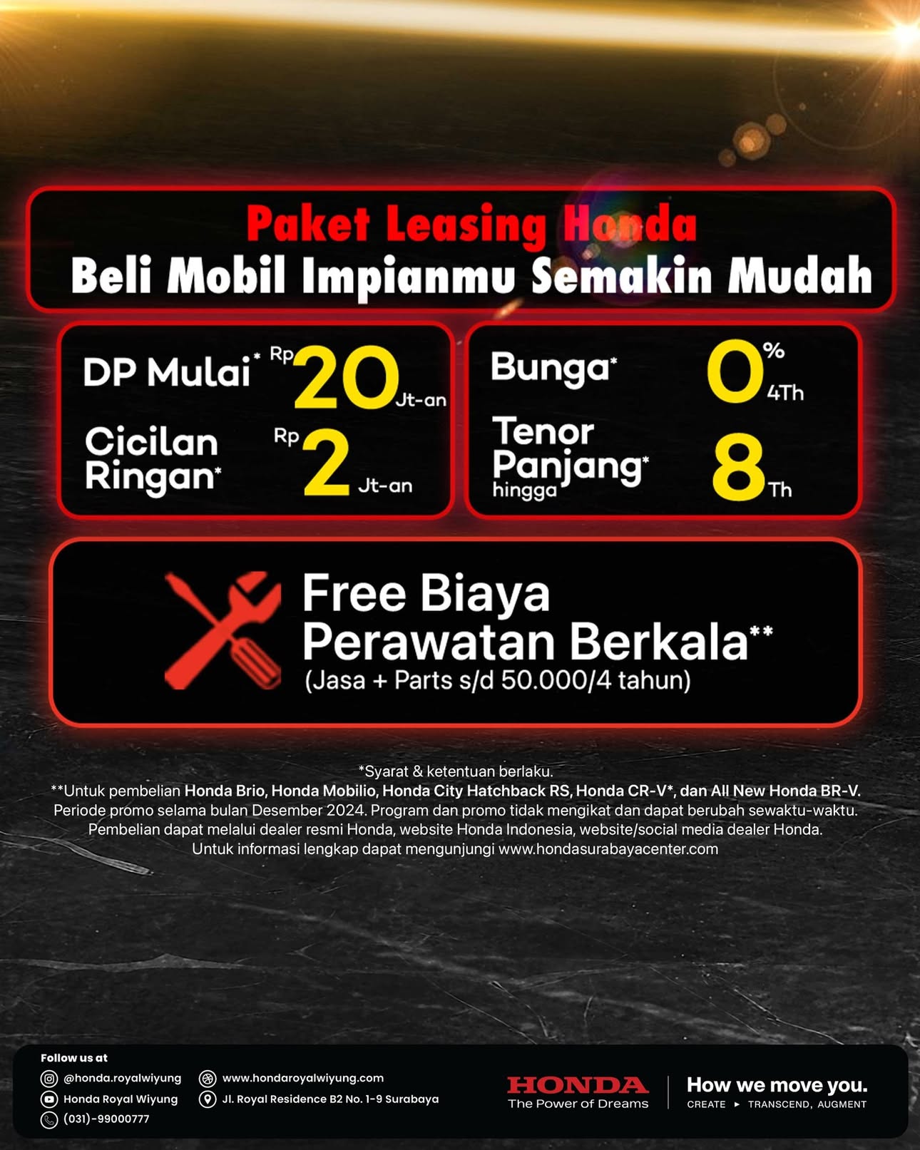 Promo Honda Royal Wiyung