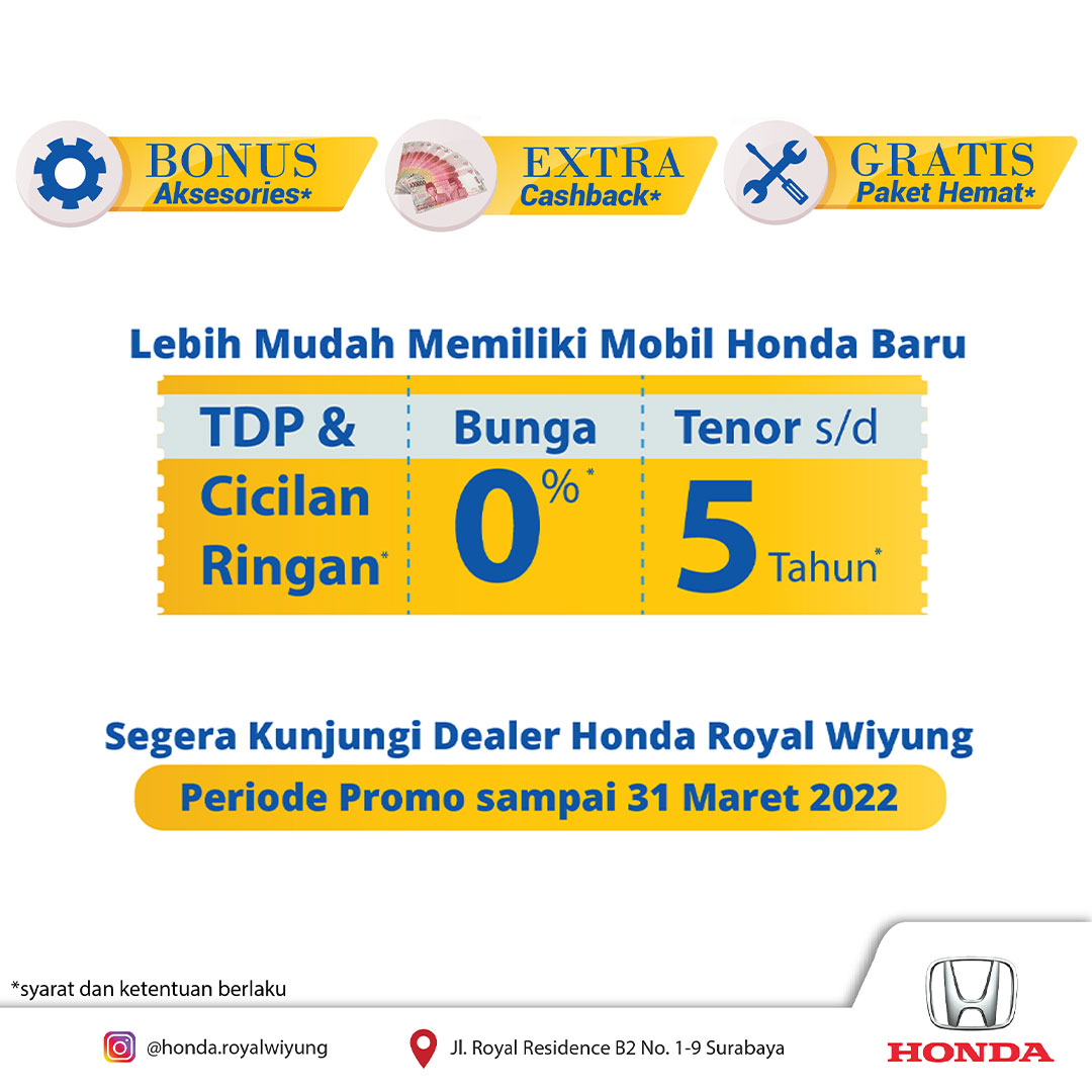 Promo Honda Royal Wiyung