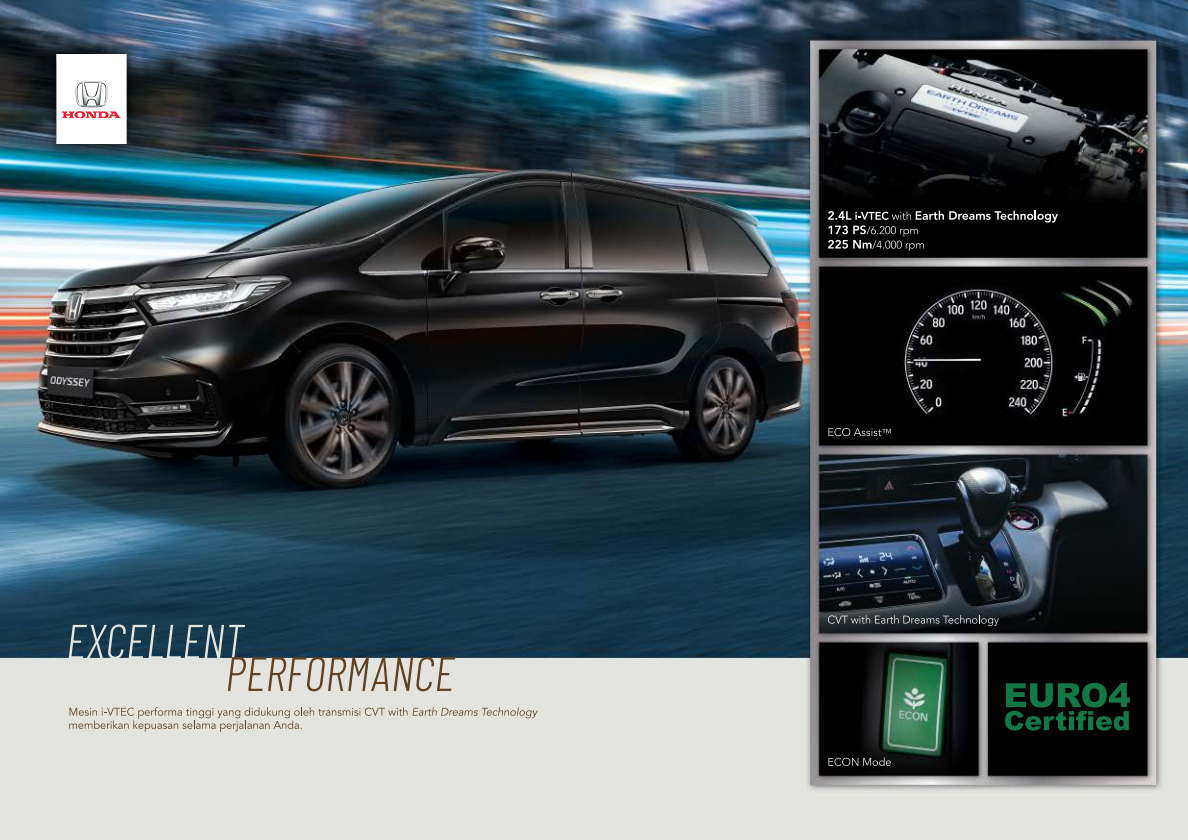 Fitur Honda Odyssey